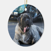 Engels Mastiff-ornament Keramisch Ornament (Links)