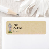 Engels Medieval Knight Circa 1430 Etiket (Insitu)