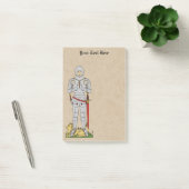 Engels Medieval Knight Circa 1430 Post-it® Notes (Kantoor)