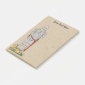 Engels Medieval Knight Circa 1430 Post-it® Notes (Schuin)