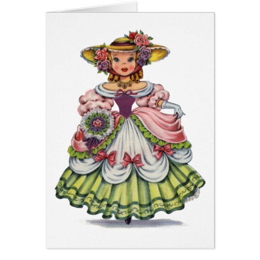  Engels meisje in Elizabeth Dress (Voorkant)