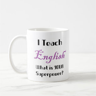 Engels onderwijzen koffiemok