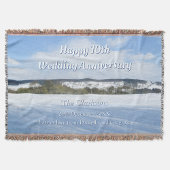 Engels platteland in de winter - Gepersonaliseerd Deken