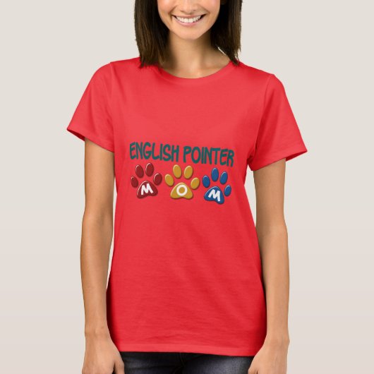 ENGELS POINTER Mapblad Afdrukken 1 T-shirt (Voorkant)