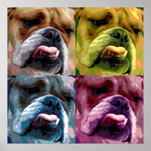 Engels poster bulldog