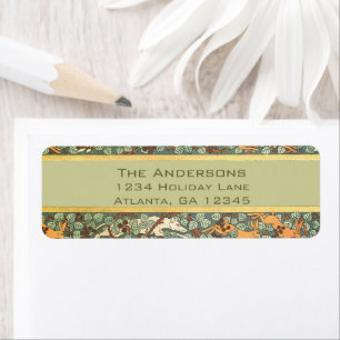  Engels Rabbit Hunt Return Address Etiket