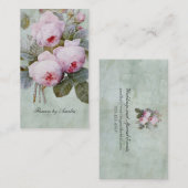  Engels Roos Garden Botanical Custom Visitekaartje (Voorkant / Achterkant)