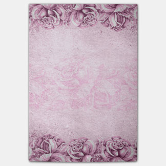 Engels Roos Lavender Violet Pink Floral Post-it® Notes