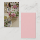 Engels Roos Tea Visitekaartje (Voorkant / Achterkant)