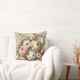 Engels Roos Tuin Cottagecore Decor Kussen