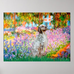 Engels Setter 1 - Garden Poster
