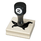 Engels Setter Hondenras Silhouette Rubberstempel (Stempel)