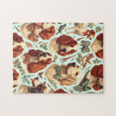 Engels Setter Naadloos Legpuzzel (Horizontaal)