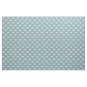 Engels Setter Silhouettes Pattern Light Blue Stof (Yard (91,4 cm))