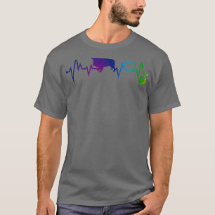 Engels Speelgoed Spaniel Colorful Heartbeat Hart D T-shirt