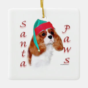 Engels Speelgoed Spaniel Santa Paws Keramisch Ornament