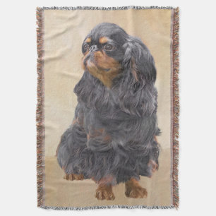 Engels Speelgoed Spaniel Schilderen Originele Dier Deken