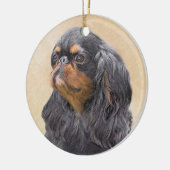 Engels Speelgoed Spaniel Schilderen Originele Dier Keramisch Ornament (Links)
