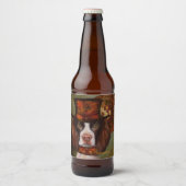 Engels Springer Spaniel Bier Etiket (Voorkant)