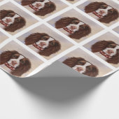 ENGELS SPRINGER SPANIEL CADEAUPAPIER (Hoek)