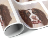 ENGELS SPRINGER SPANIEL CADEAUPAPIER (Rol Hoek)