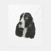Engels Springer Spaniel Fleece Deken (Voorkant)
