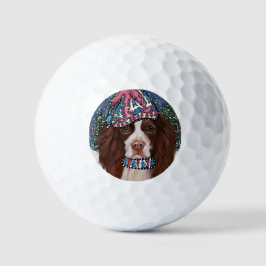 ENGELS SPRINGER SPANIEL GOLFBALLEN