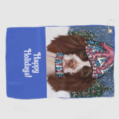 ENGELS SPRINGER SPANIEL GOLFHANDDOEK (Horizontaal)
