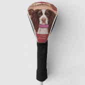 Engels Springer Spaniel Golfheadcover (Voorkant)