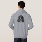 Engels Springer Spaniel Hoodie (Achterkant volledig)
