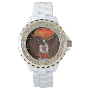 Engels Springer Spaniel Horloge