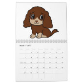 Engels Springer Spaniel Kalender (Mar 2027)