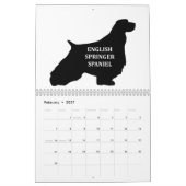 Engels Springer Spaniel Kalender (Feb 2027)
