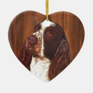 Engels Springer Spaniel Keramisch Ornament