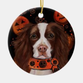 Engels Springer Spaniel Keramisch Ornament