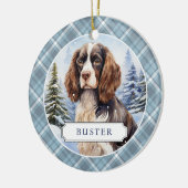 Engels Springer Spaniel Keramische Cirkel Ornament (Links)