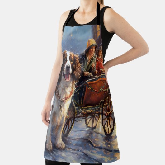 Engels Springer Spaniel Kerstfeest Seizoen Schort (Insitu)