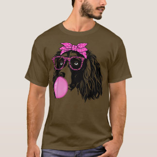 Engels Springer Spaniel met bubble gum bandana g T-shirt