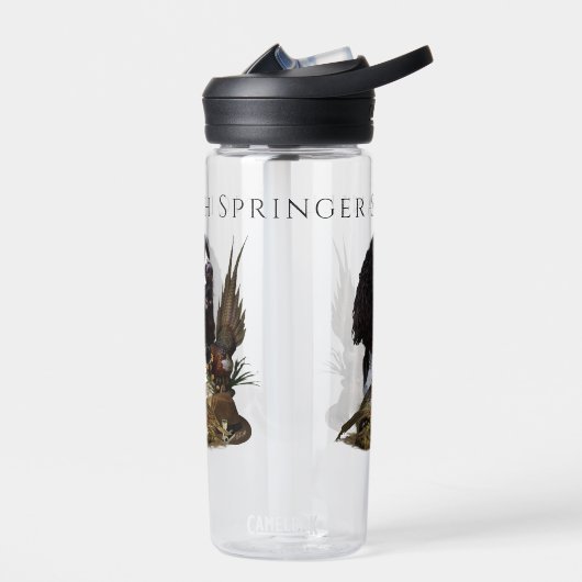 Engels Springer Spaniel met fazant Waterfles (Links)