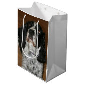 Engels Springer Spaniel Pet Foto Middelgrote Gift Medium Cadeauzakje (Voorkant Gekanteld)