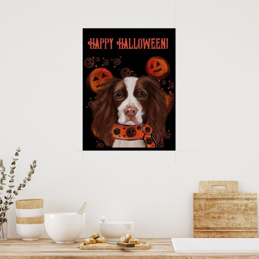 Engels Springer Spaniel Poster (Keuken)