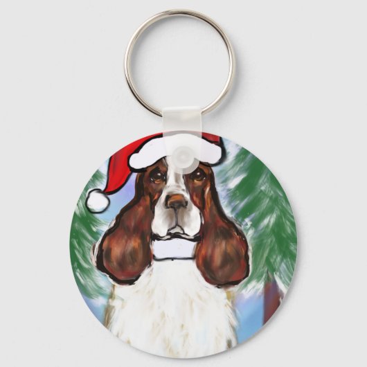 ENGELS SPRINGER SPANIEL SLEUTELHANGER (Voorkant)