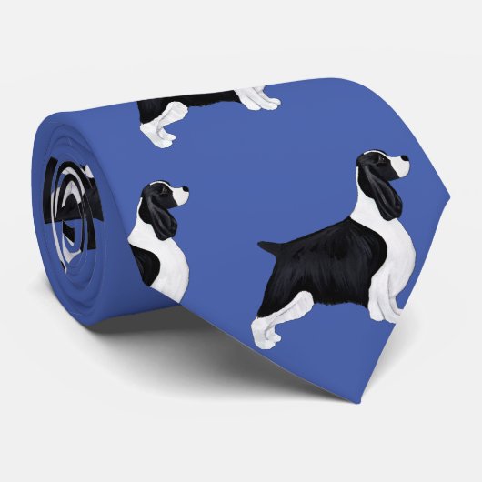 Engels Springer Spaniel Stropdas (Opgerold)