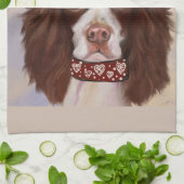 ENGELS SPRINGER SPANIEL THEEDOEK (Gevouwen)