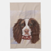 ENGELS SPRINGER SPANIEL THEEDOEK (Verticaal)