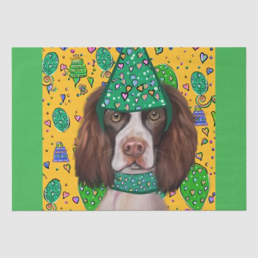Engels Springer Spaniel Tissuepapier (Voorkant)