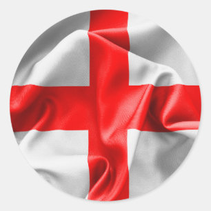 Engels St Georges Cross Flag Ronde Sticker