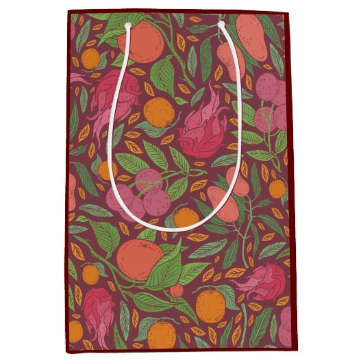  Engels tuinpatroon Medium Cadeauzakje (Voorkant)