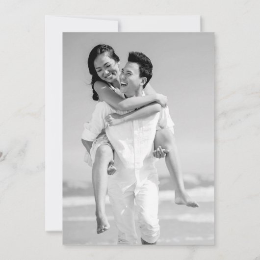 Engels Vietnamees Uitnodiging Modern Ontwerp (Achterkant)