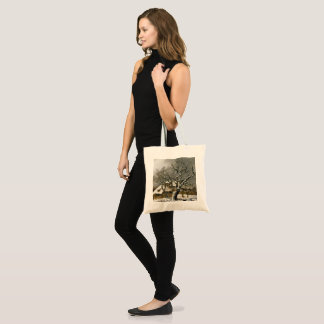  Engels Winterlandschap print Tote Bag